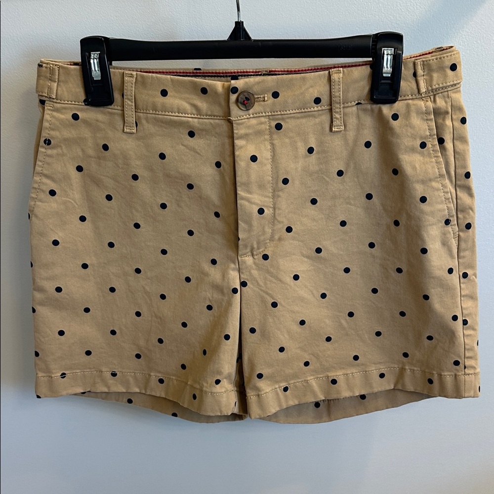 Tommy Hilfiger Tan Polka Dot Women Shorts